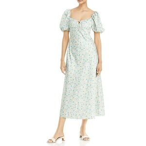 Significant Other Katie Dress Floral Puff Sleeve Midi 8 Cottagecore Prairie NWT